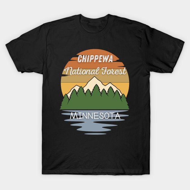 Chippewa National Forest Minnesota T-Shirt by Compton Designs